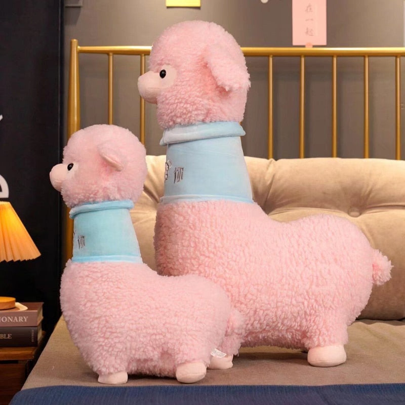 Lovely Alpaca Large Size Cotton Plush Stuffed Doll Pillow