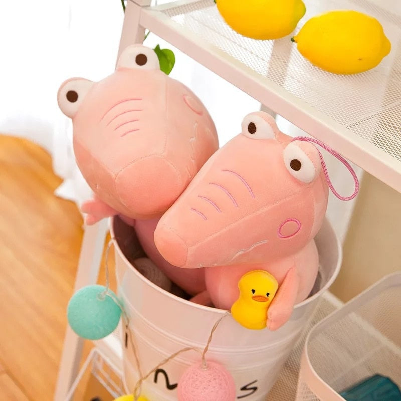 Cute Crocodile Hug Little Duck Stuffed Plush Dolls