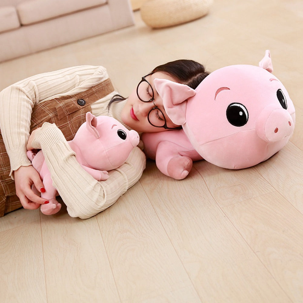 Cute Big Eyes Piggy Pig Plush Toy Soft Doll Pillow