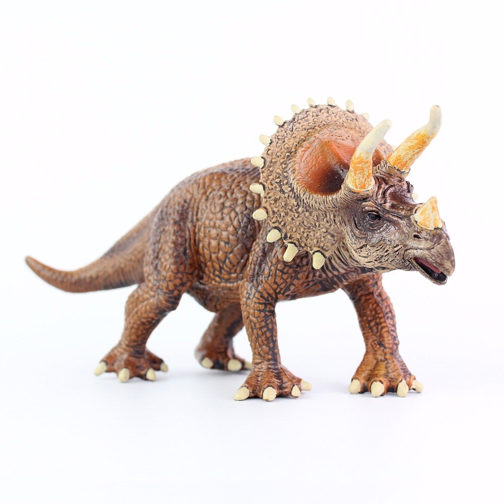 Realistic Jurassic Triceratops Dinosaur Action Model Toy Figures