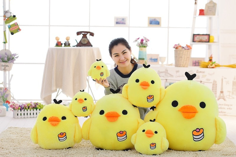 Cute Yellow Chicken Rooster Plush Doll Stuffed Kids Toys for Children