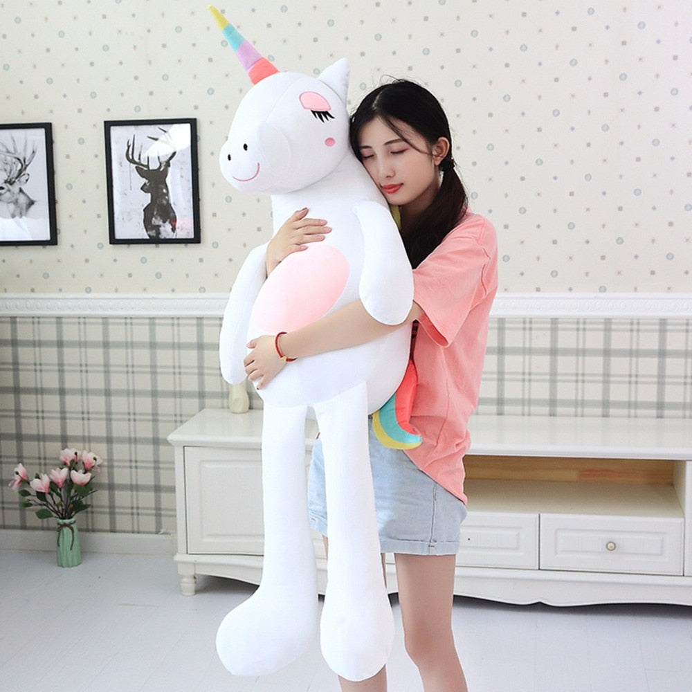 Giant Sleeping Fatty Unicorn Soft Plush Stuffed Doll Gift for Girls