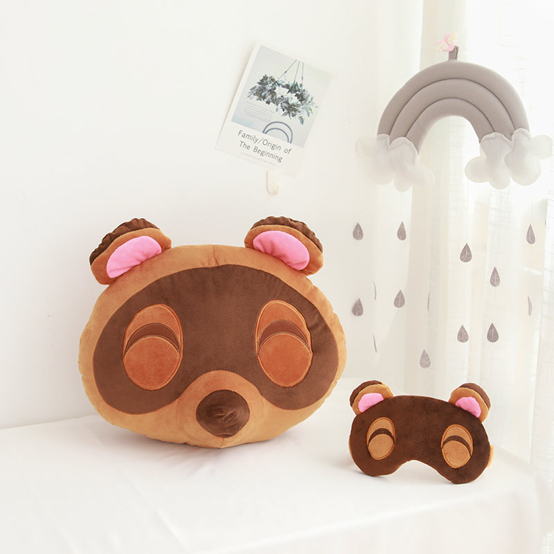 Cute Raccoon Tom Nook Animal Crossing Cosplay Plush Pillow Gifts