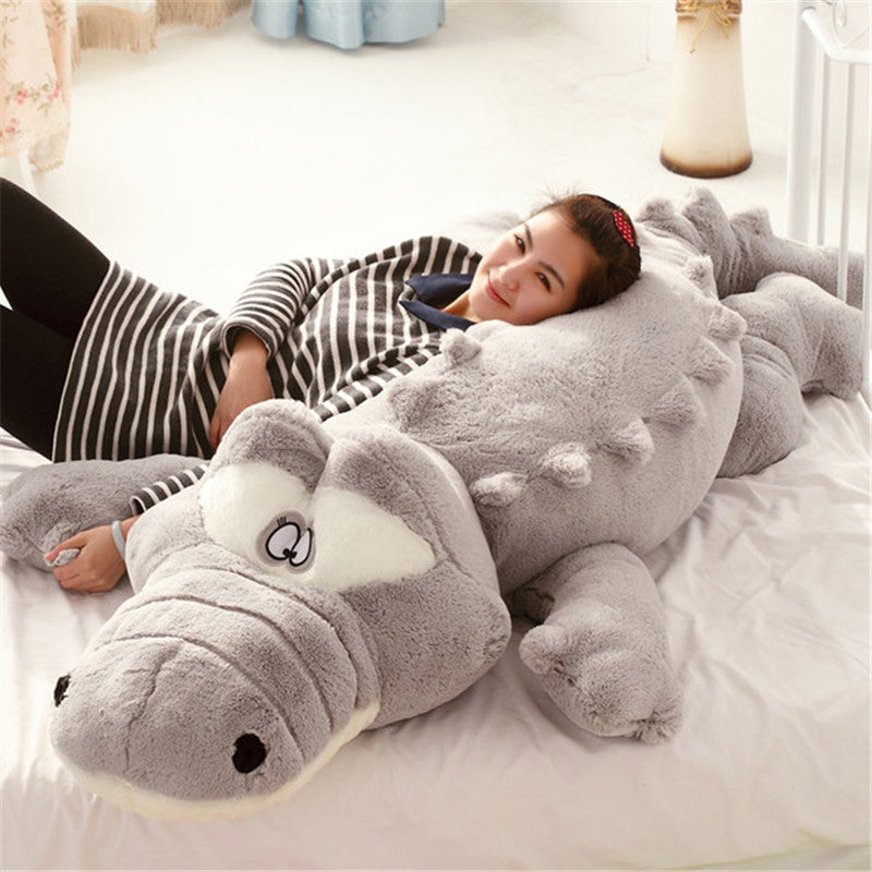 Giant Crocodile Lying Soft Plush Stuffed Pillow Dolls