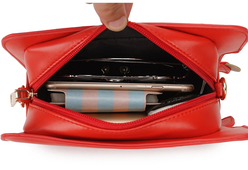 Cute Sightseeing London Bus Mini Purse Shoulder Bag Handbag