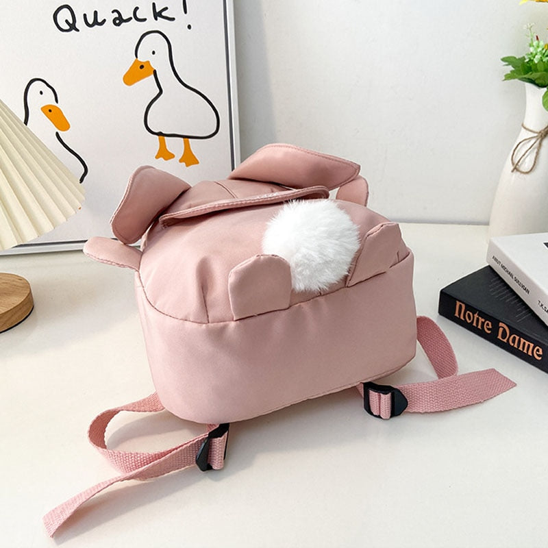 Cute Bunny Rabbit Long Ears 20L Children School Book Bag Backpack