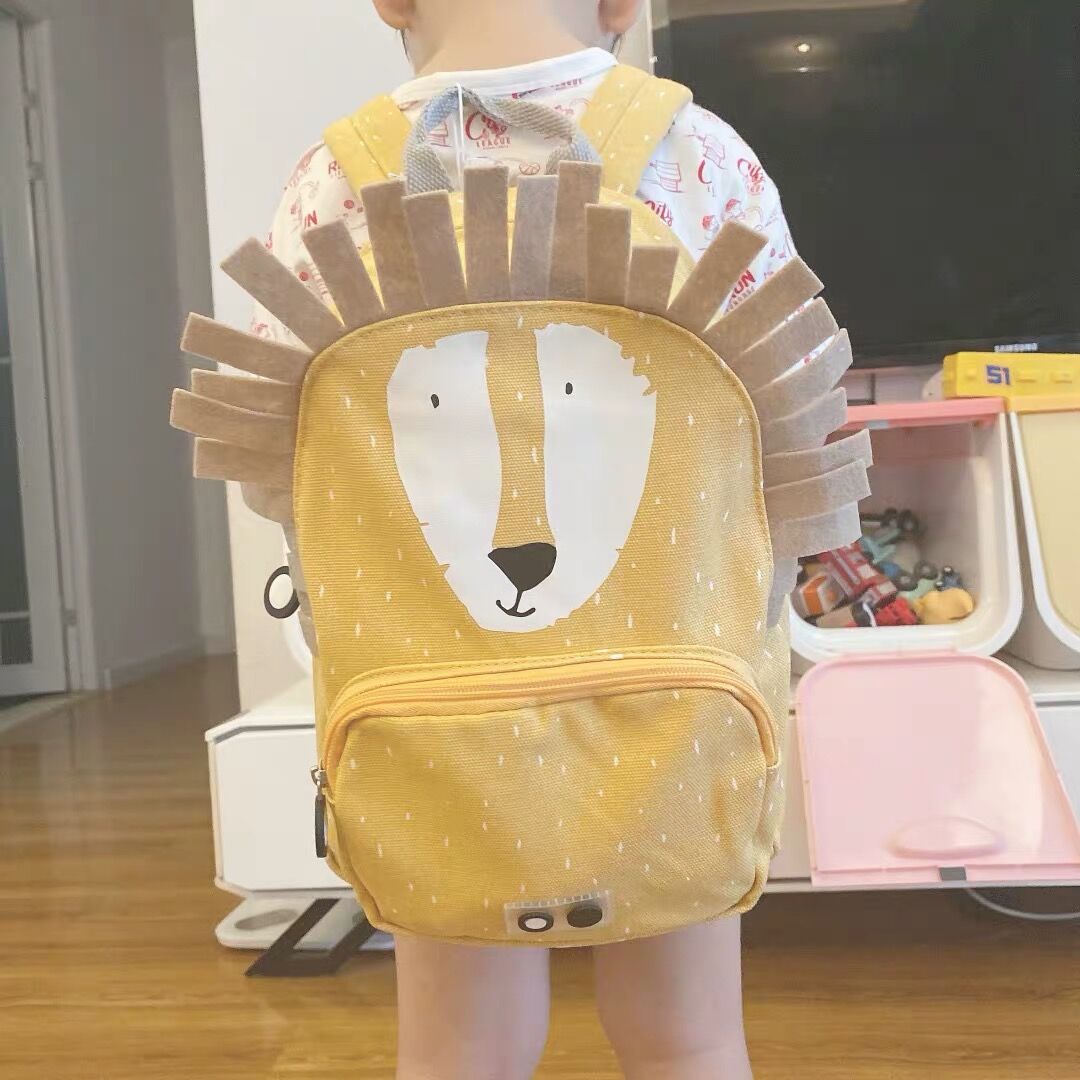 Cute Cartoon Baby Animal Cartool Plush Backpack School Bag