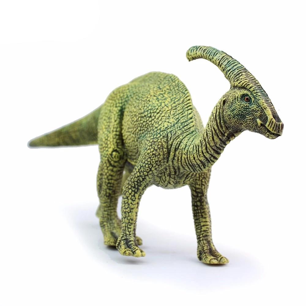 Green Parasaurolophus Dinosaur Model Toy Figures