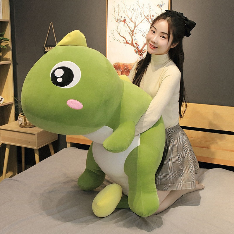 Cute Giant Dinosaur Dragon Cuddly Large Size Soft Plush Stuffed Doll Pillow fot Kid Gift
