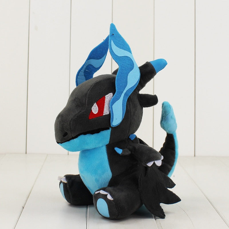 Mega Charizard X Blue Dragon Pokemon SD Style Plush Stuffed Dolls Gift
