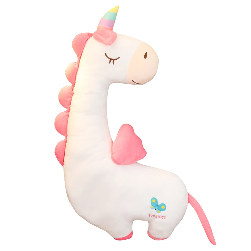 Giant Unicorn Dinosaur Flamingo Toy Stuffed Doll Pillows Gift