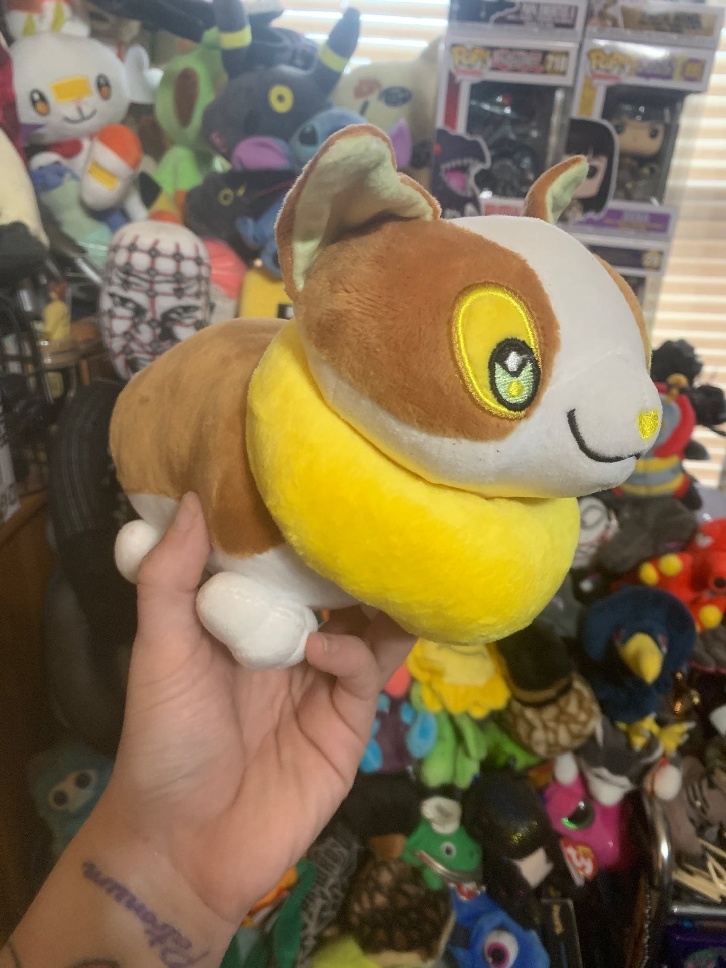 Cute Puppy Pokemon Yamper Soft Plush Stuffed Doll