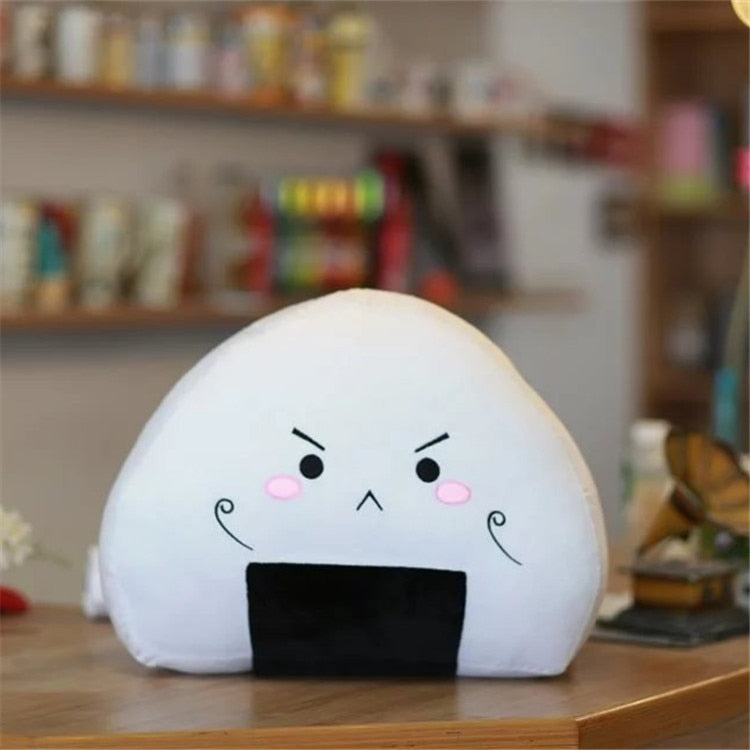 Cute Gnigiri Japanese Sushi Rice Ball Stuffed Plush Pillow Doll