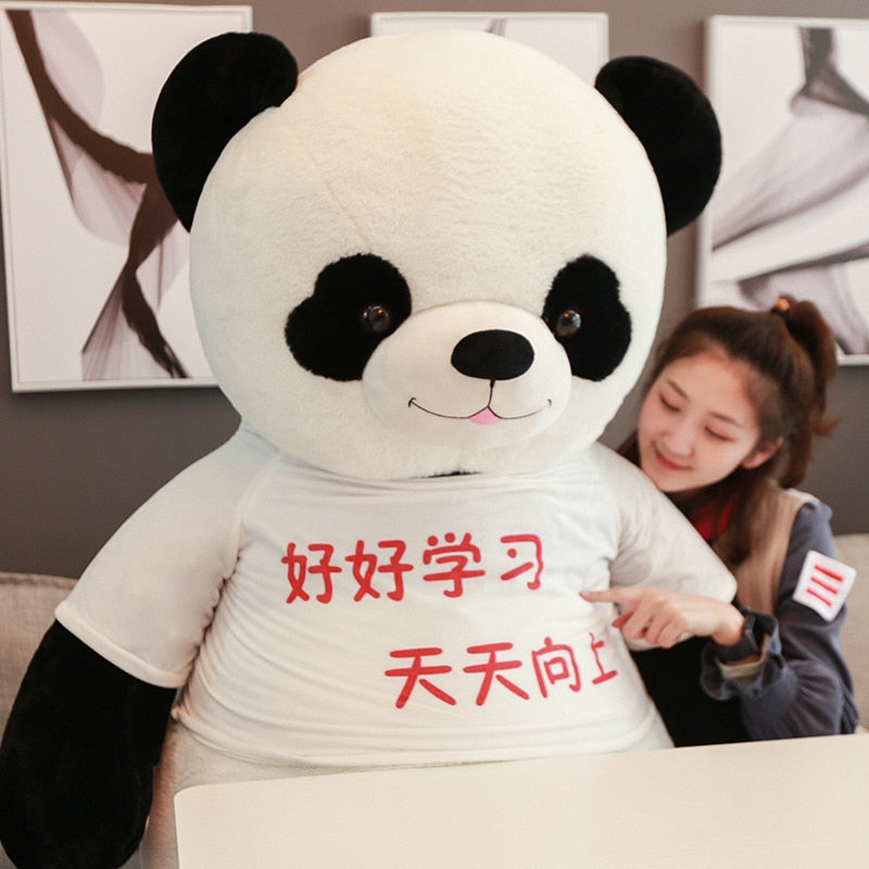 Cute Panda Bear Giant Size Stuffed Plush Doll