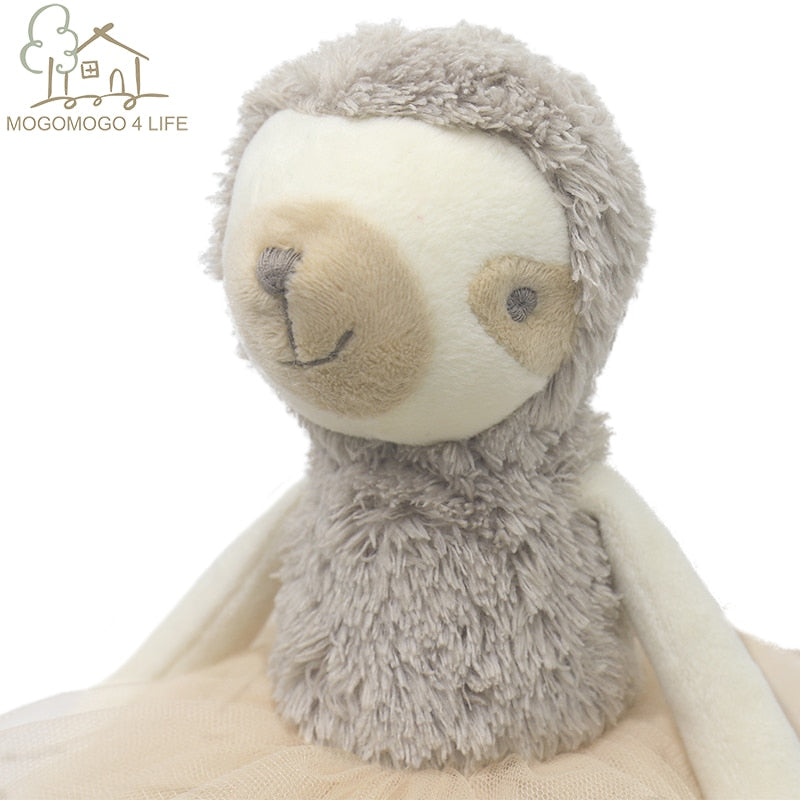 Cute Luxury Ballerina Sloth Plush Stuffed Toys Birthday Gift