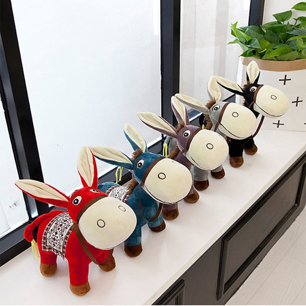 Cute Cartoon Donkey 30cm Stuffed Plush Doll Gift