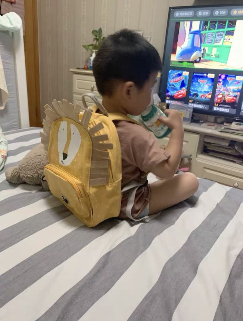 Cute Cartoon Baby Animal Cartool Plush Backpack School Bag