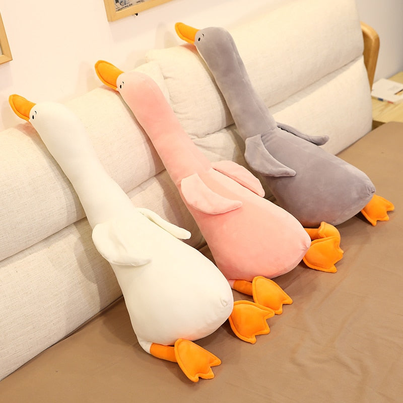 Cute Big Happy Goose Soft Plush Stuffed Pillow Doll Gifts