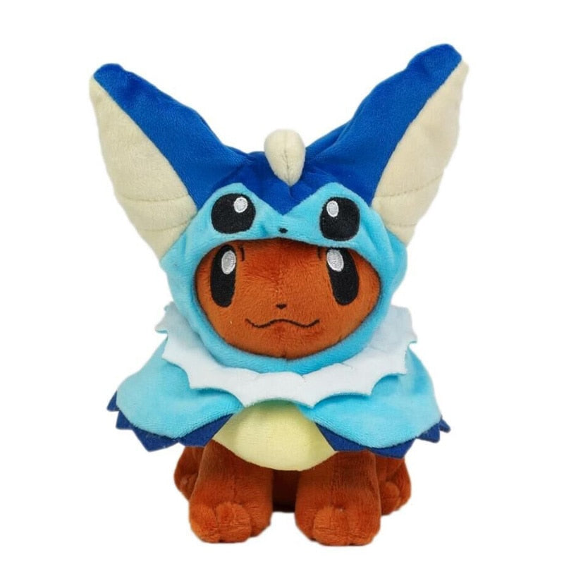 Cute Pokemon Eevee Cosplay Suit Plush Stuffed Doll