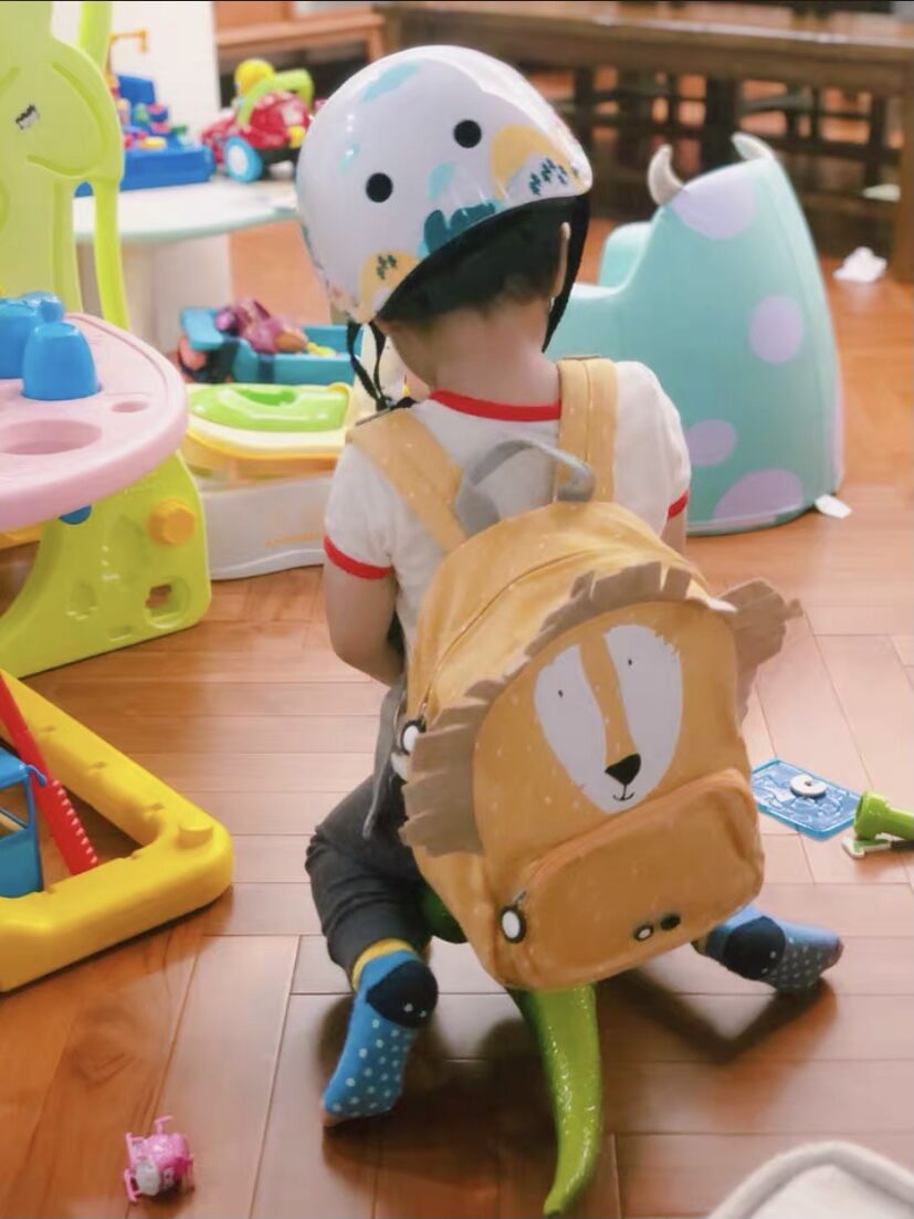 Cute Cartoon Baby Animal Cartool Plush Backpack School Bag