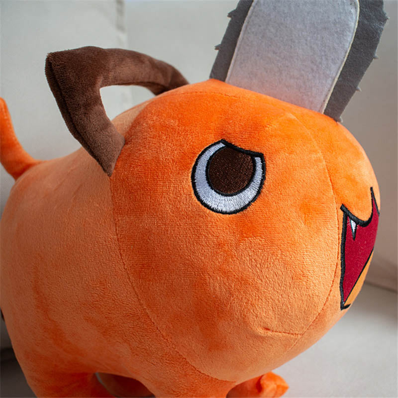 Cartoon Anime Pochita Chainsaw Man Plush Stuffed Doll