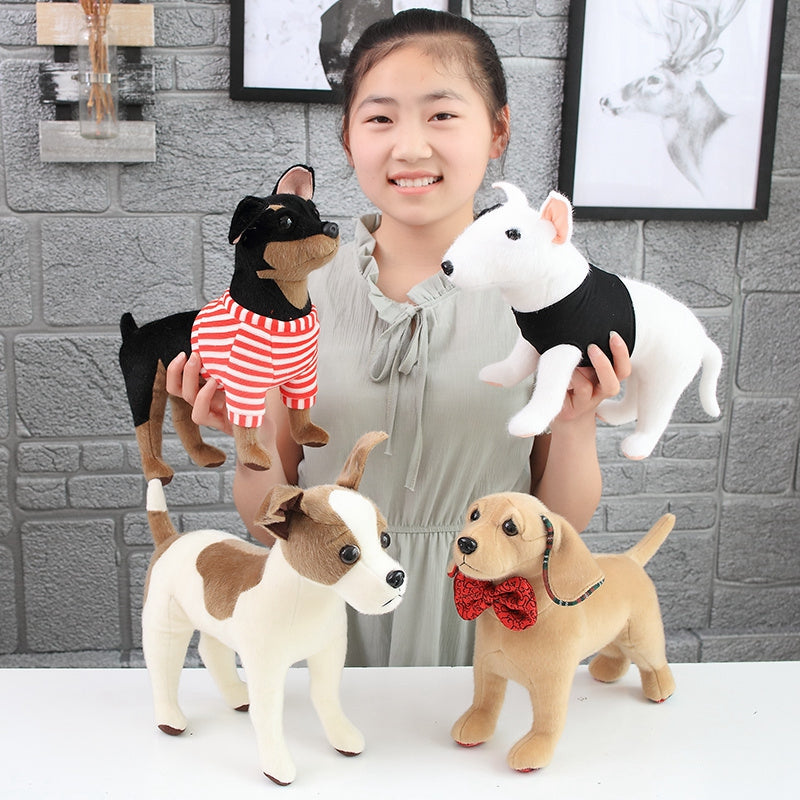 Simulation Puppy Dog Plush Stuffed Toy Gift for Dog Lovers