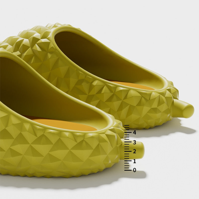 Cute Durian Sandals Soft Flip Flops Non-slip Shoes