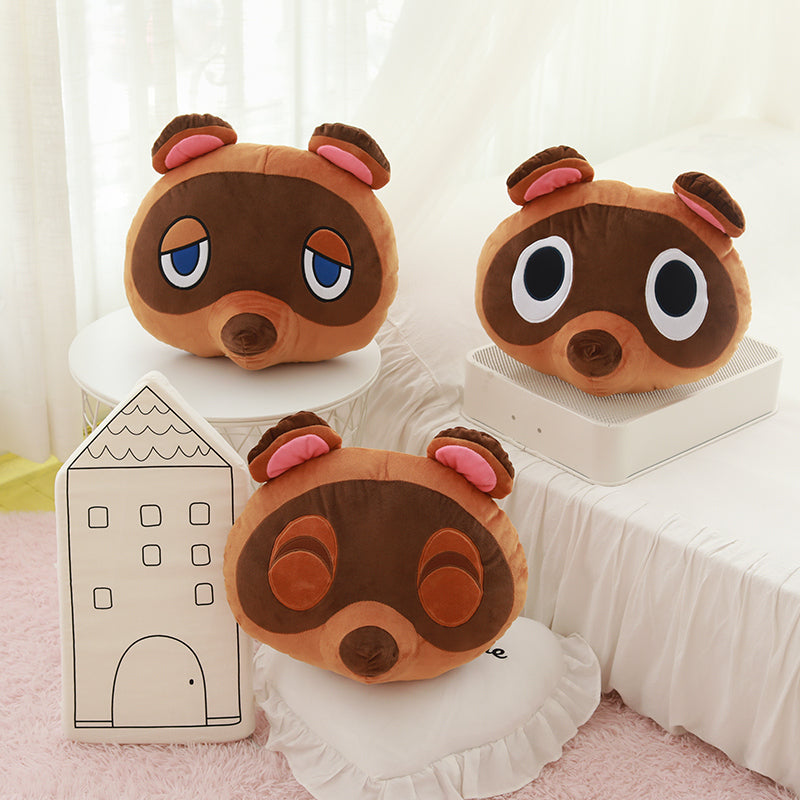 Cute Raccoon Tom Nook Animal Crossing Cosplay Plush Pillow Gifts