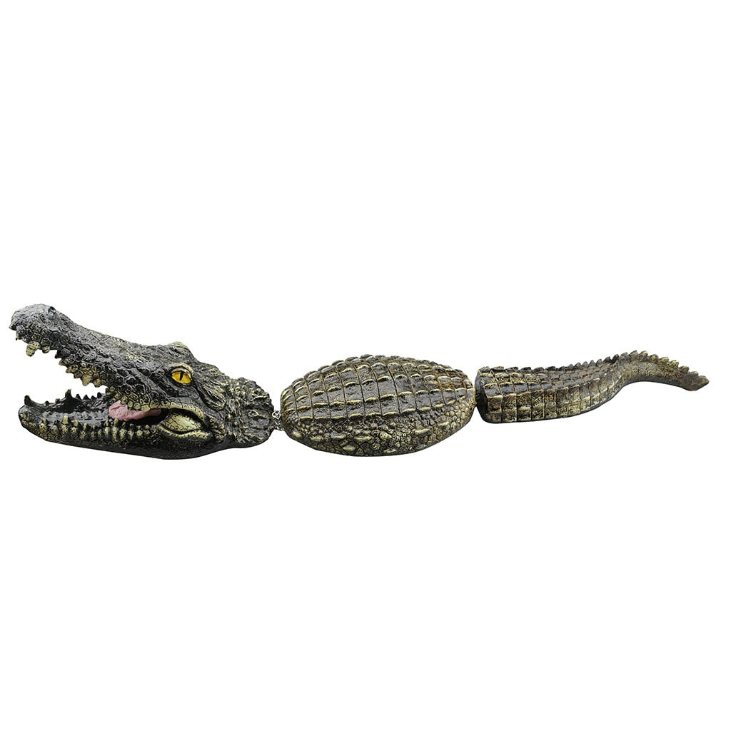 Floating Crocodile Head Water Garden Decor