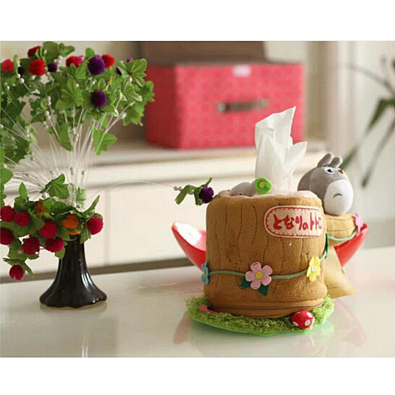 Japan Anime Tororo Round Roll Tissue Napkin Paper Holder