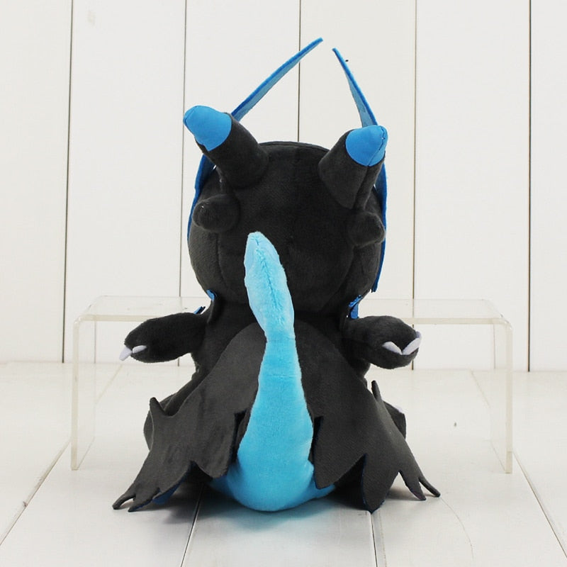 Mega Charizard X Blue Dragon Pokemon SD Style Plush Stuffed Dolls Gift