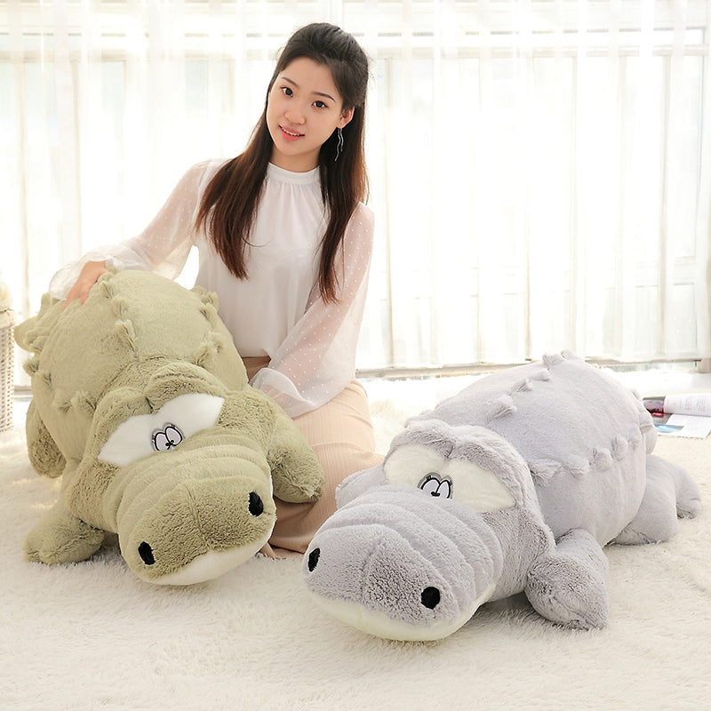 Giant Crocodile Lying Soft Plush Stuffed Pillow Dolls