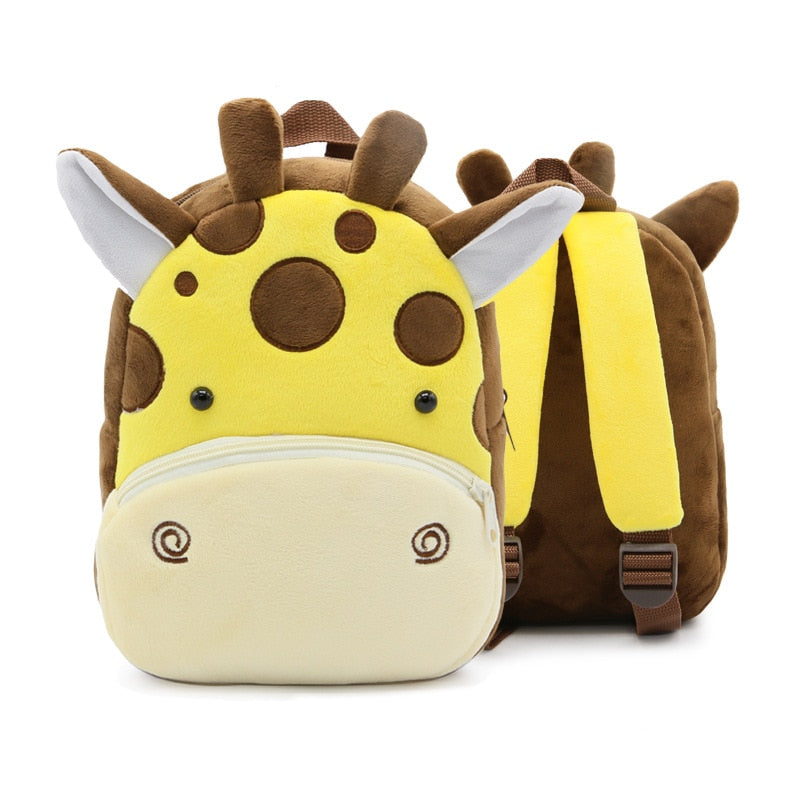 Cartoon Animal Children Plush Backpacks