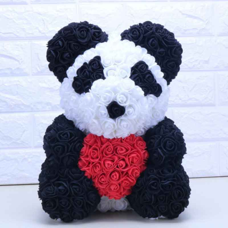 Rose Rabbit Dog Unicorn Artificial Flower Doll Gift