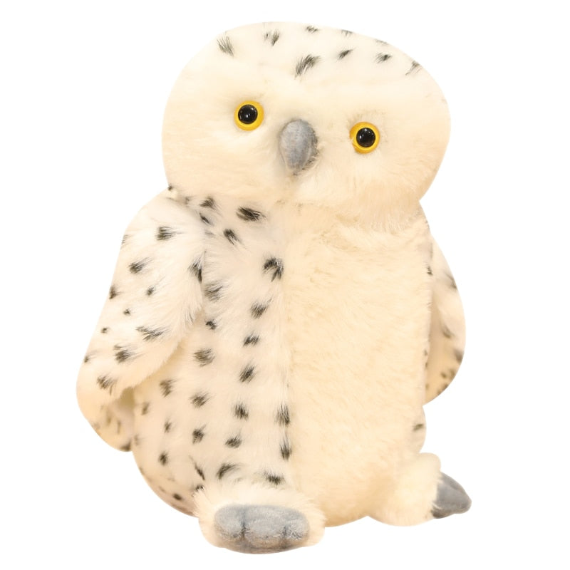 Cute White Snowy Owl Soft Plush Stuffed Pillow Doll Gift