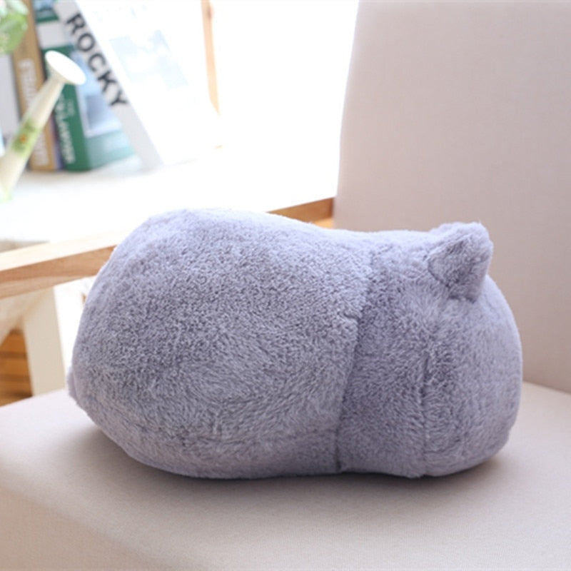Cute Shadow Fluffy Cat Plush Stuffed Dolls Gift Doll Pillow