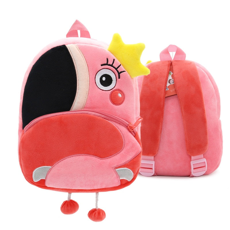 Cartoon Animal Children Plush Backpacks
