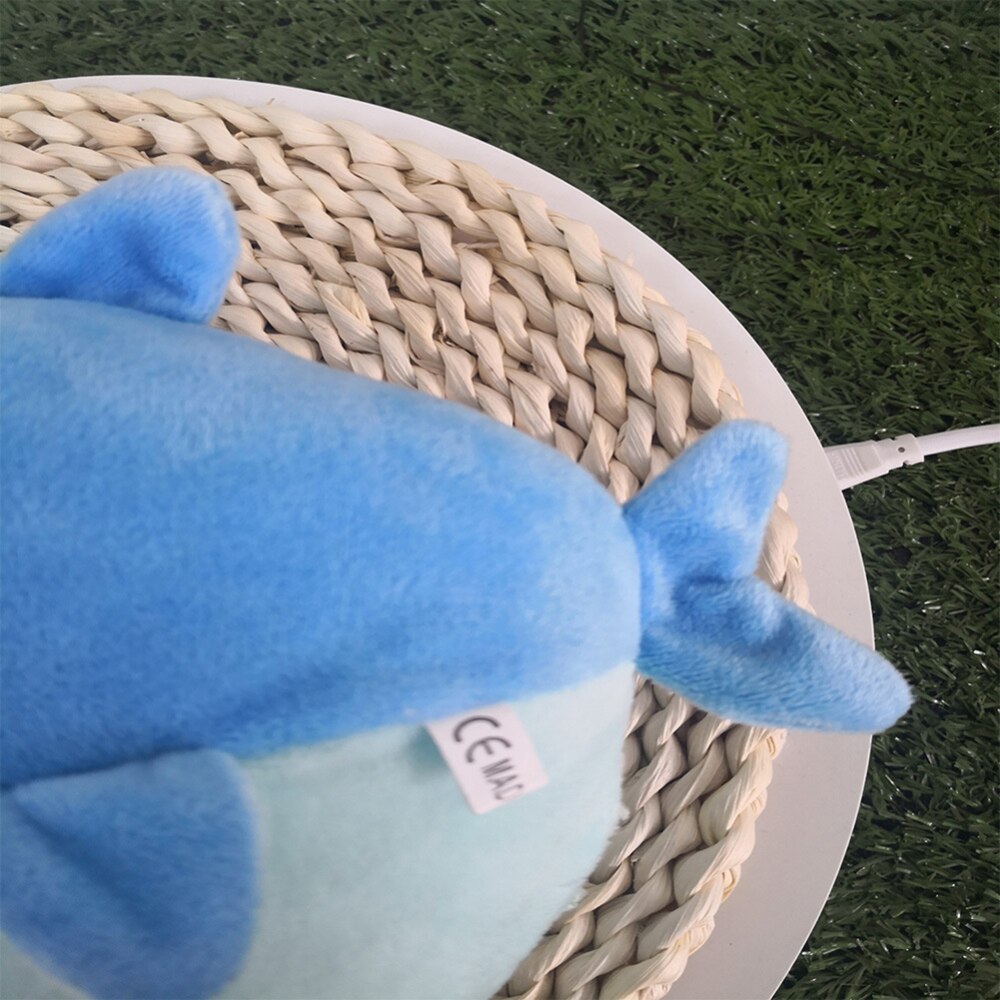 Lovely Shark LED Music Soft Plush Toy Pillow Doll Gift