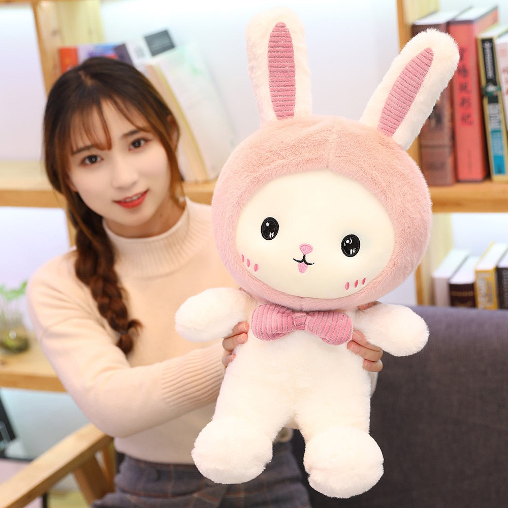 Little Bear in Cuddly Suit Plush Stuffed Doll Toy Gift for Girls