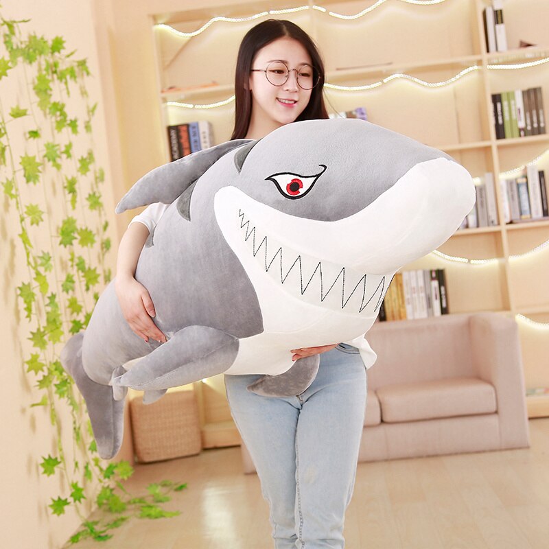 Giant Angry Sharks Large Stuffed Doll Pillows Cushion Toys
