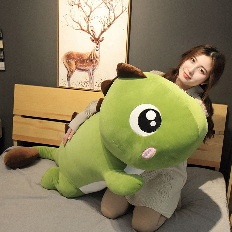 Cute Giant Dinosaur Dragon Cuddly Large Size Soft Plush Stuffed Doll Pillow fot Kid Gift