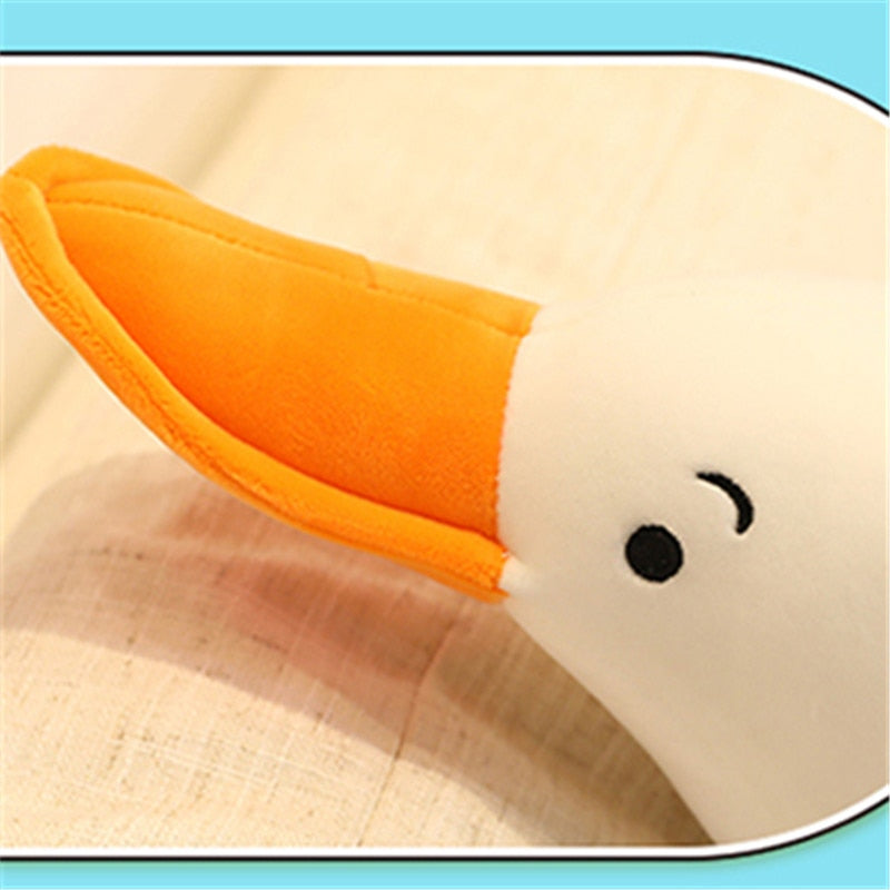 Cute Big Happy Goose Soft Plush Stuffed Pillow Doll Gifts