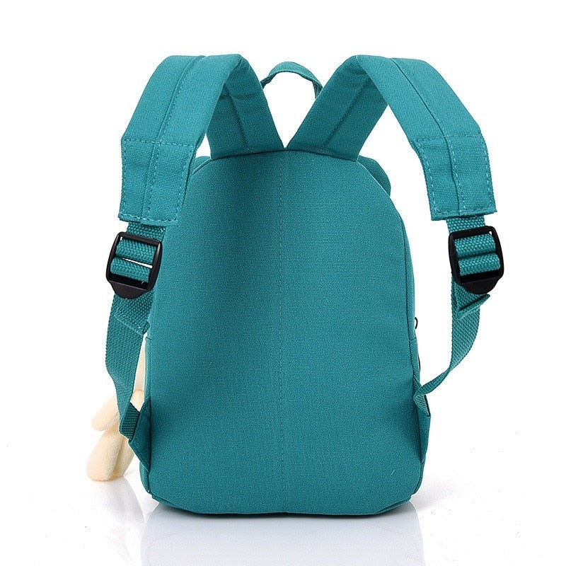 Cute Bear Face with Ears Children School Book Bag School Bag
