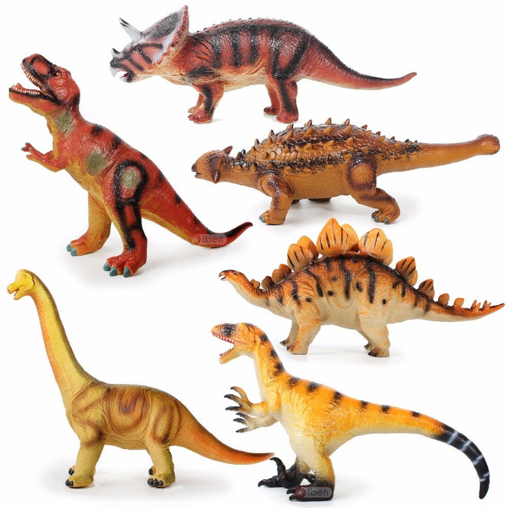 Jurassic Dinosaur Soft Plastic Model Figures Gift