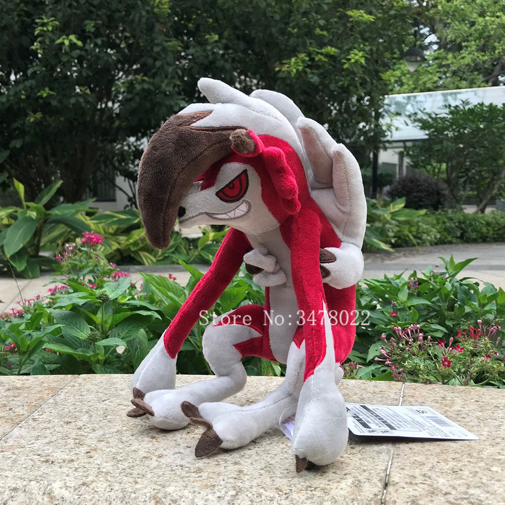 Midnight Lycanroc Shiny Night Pokemon Plush Stuffed Toy Doll