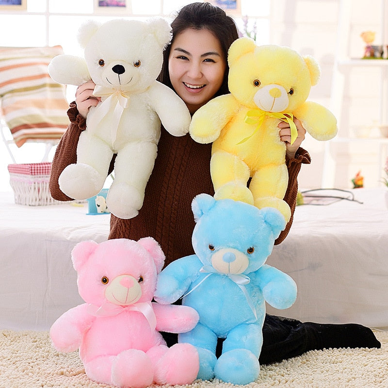Cute Bear LED Light UP Stuffed Doll