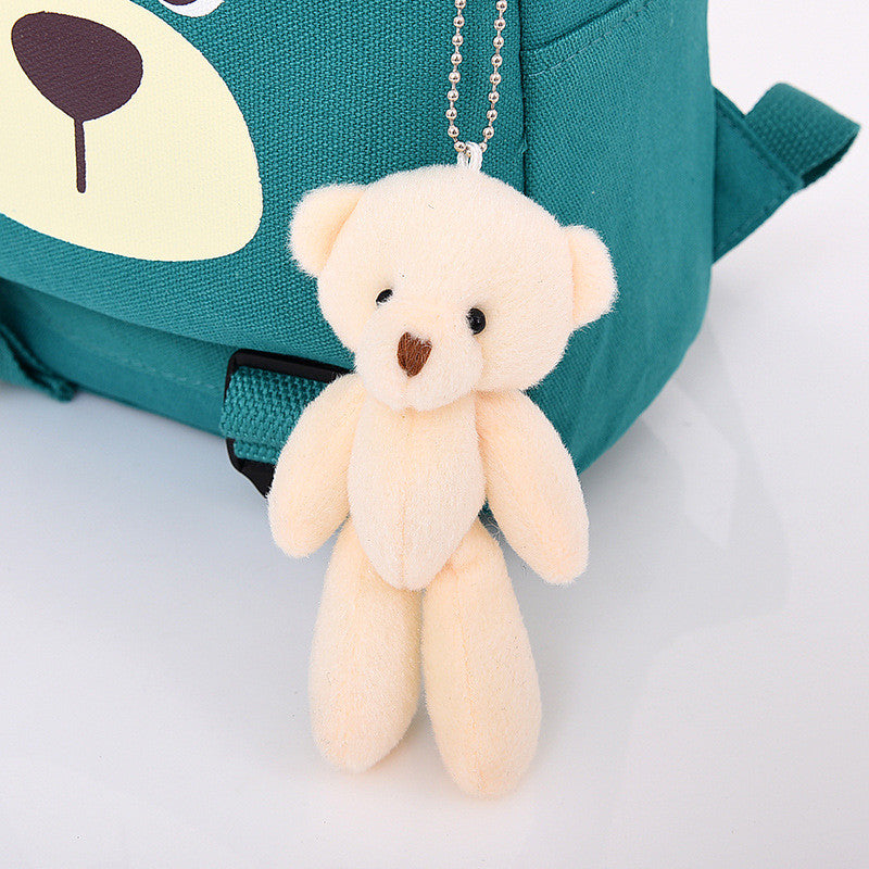 Cute Bear Face with Ears Children School Book Bag School Bag