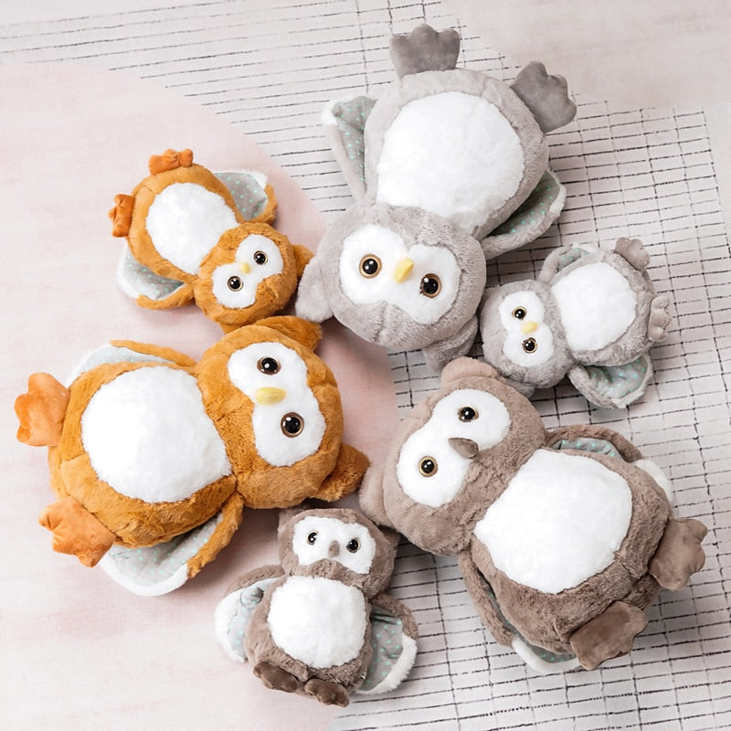 Cute Lifelike Owl Bird Soft Stuffed Plush Toy Doll