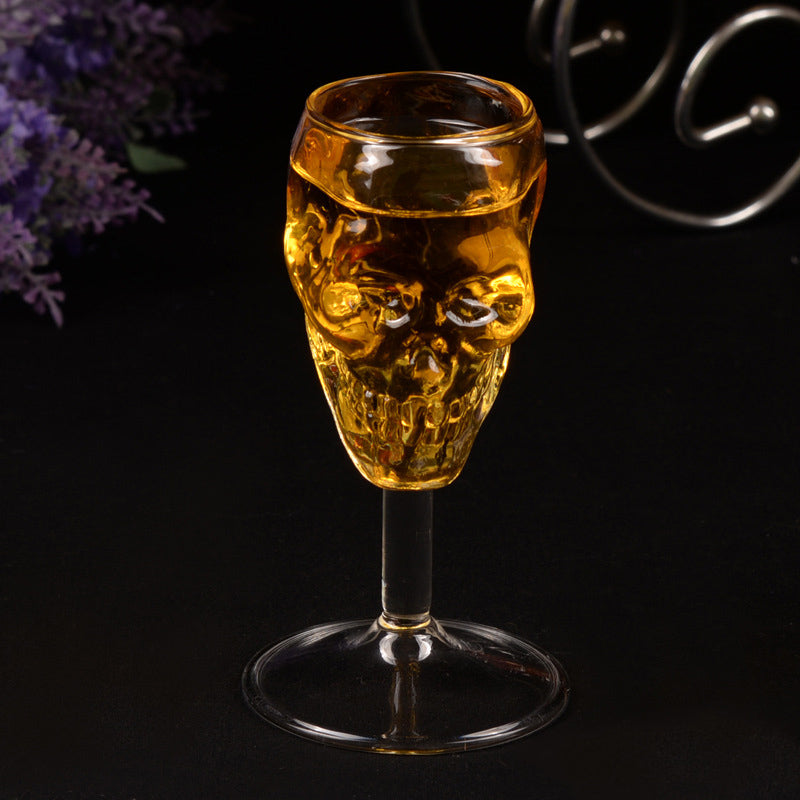 Skull Head Winel Gasses Cup Bar Decor Gift