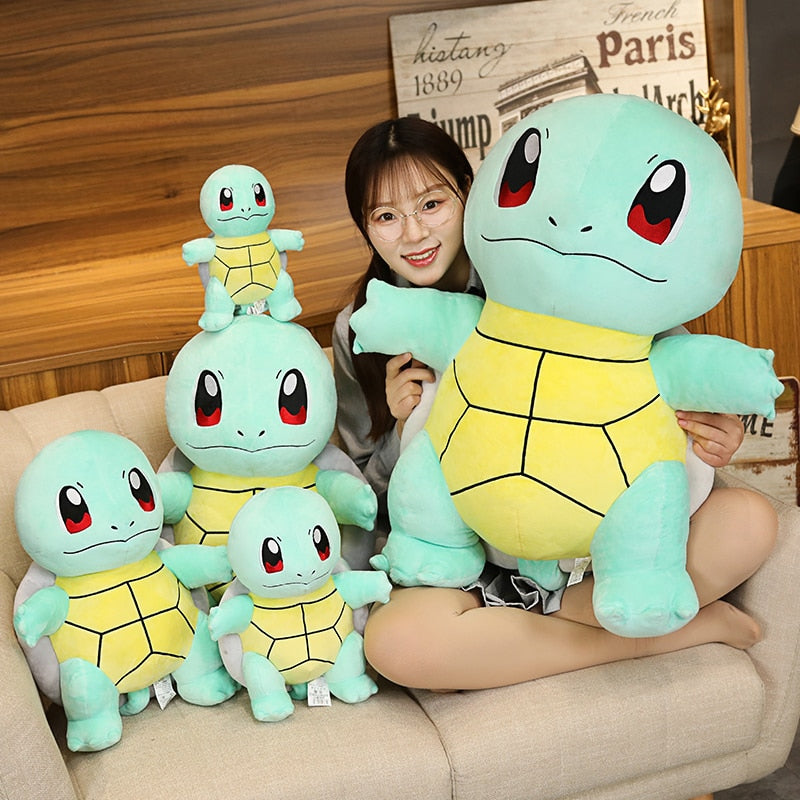 Anime Cartoon Squirtle Pokemon Plush Stuffed Doll Gift